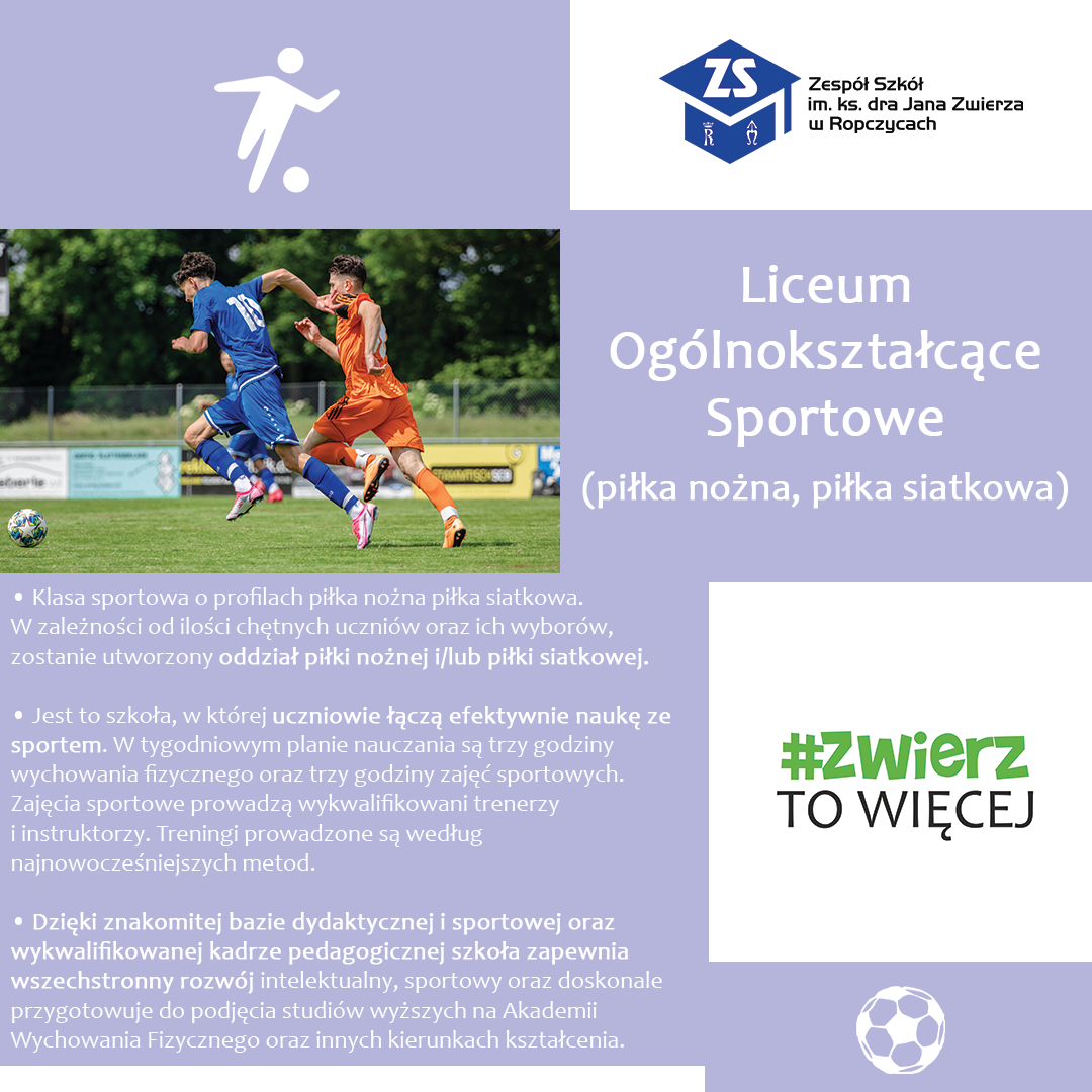Liceum Ogólnokształcące Sportowe – profil sportowy